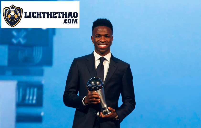 Vinicius giành giải FIFA The Best 2024. Ảnh: Getty