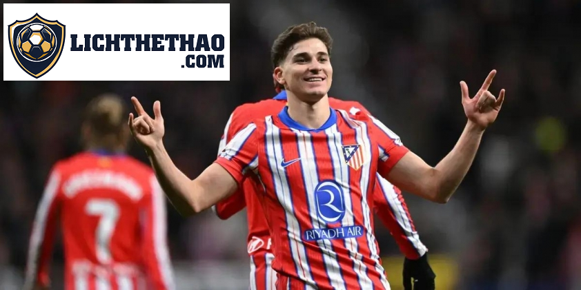 Julián Alvarez tiếp tục phong độ chói sáng tại Atletico Madrid (Ảnh: Getty).