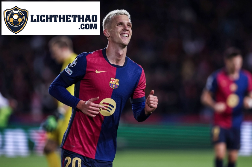 Sau một mùa hè bùng nổ cùng danh hiệu EURO, Dani Olmo đã có cơ hội trở lại Barca, đội bóng đã đào tạo anh trong quá khứ.(Nguồn: Twitter)