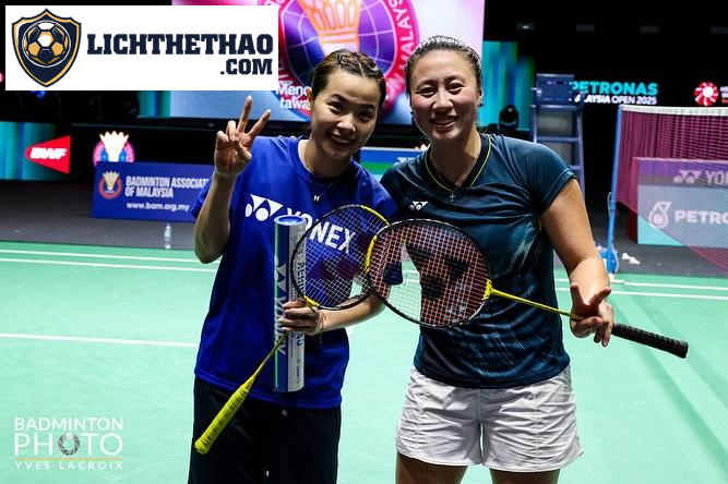 Lauren Lam và Nguyễn Thùy Linh có mối quan hệ thân thiết (Ảnh: Badminton Photo)