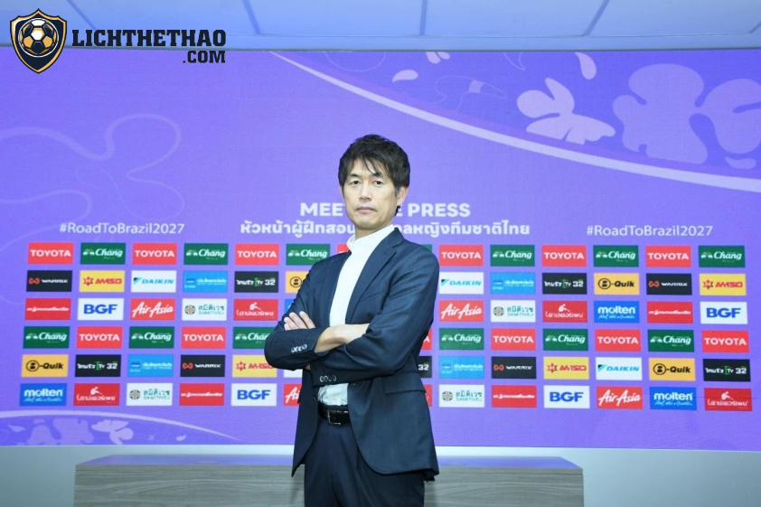 HLV Futoshi Ikeda muốn đưa ĐT nữ Thái Lan dự World Cup