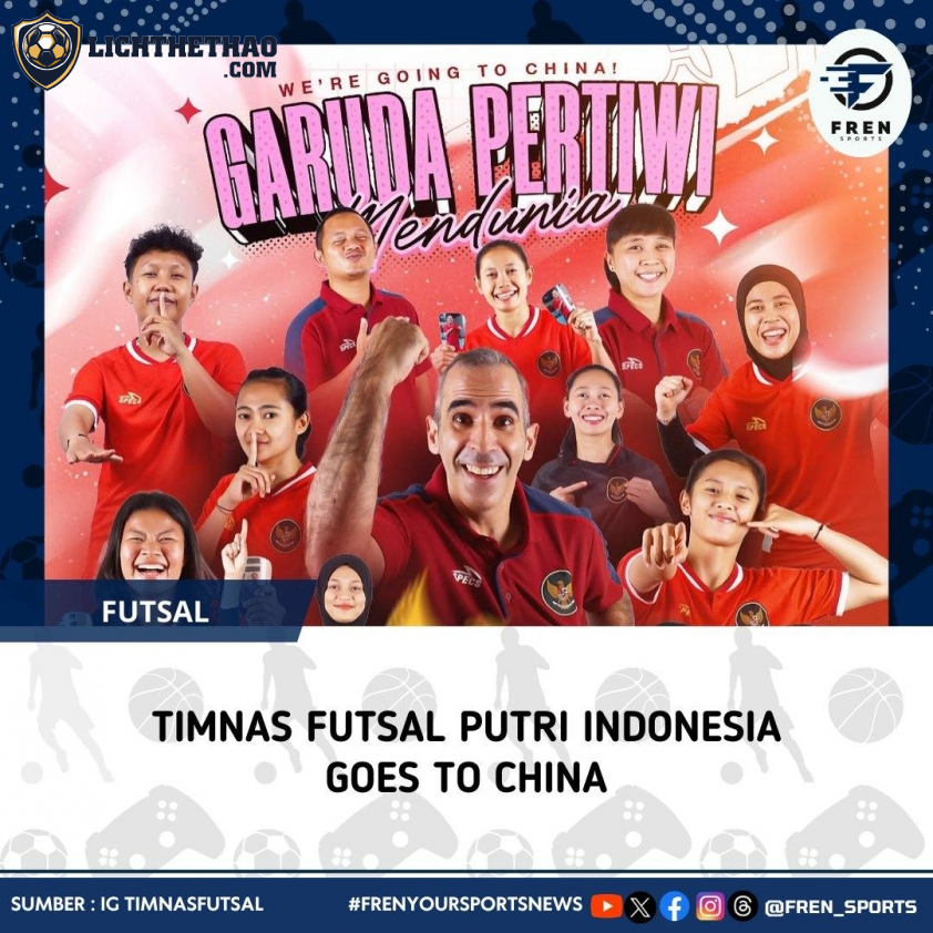 HLV Luis Estrela đặt mục tiêu cùng Indonesia giành vé dự VCK futsal nữ World Cup (Ảnh: Fren Sports)