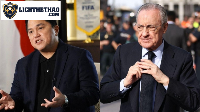 Chủ tịch PSSI Thohir được ví giống như Chủ tịch Real Madrid - Florentino Perez.