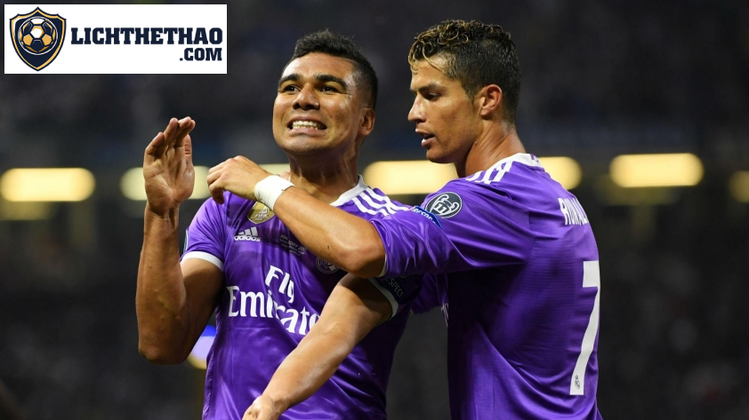 Casemiro có thể thi đấu cùng Ronaldo tại Al Nassr (Ảnh: Getty).