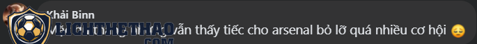 Mặc dù thắng nhưng vẫn thấy tiếc cho Arsenal bỏ lỡ quá nhiều cơ hội