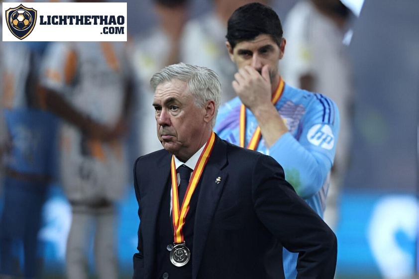 HLV Ancelotti thừa nhận thực tại bất ổn tại Real Madrid (Ảnh: Getty).