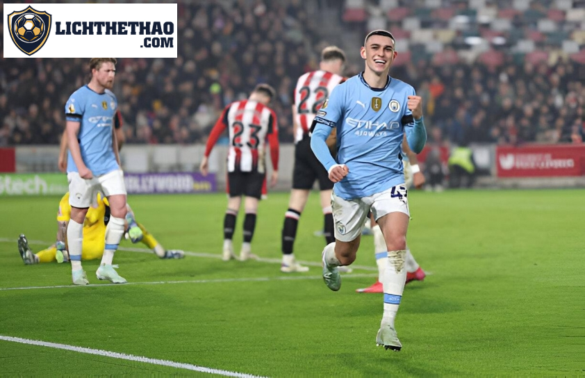 Foden lập cú đúp những Man City vẫn mất điểm thất vọng (Ảnh: Getty).