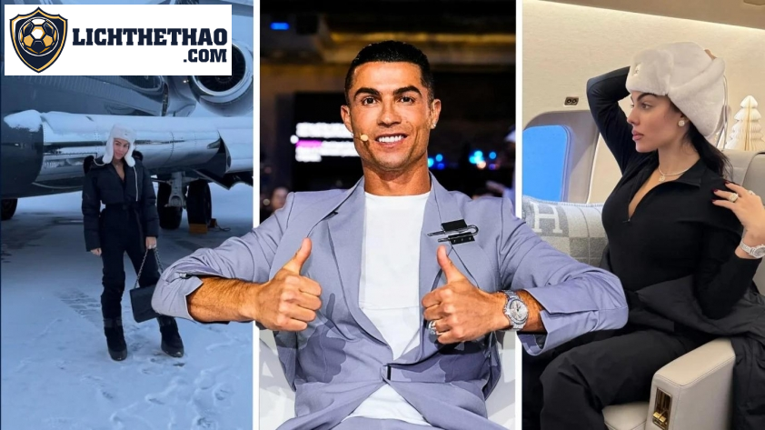 Ronaldo và gia đình đi du lịch bằng chuyên cơ mới